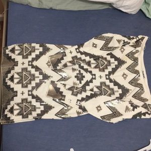 Express fancy off the shoulder dress size S